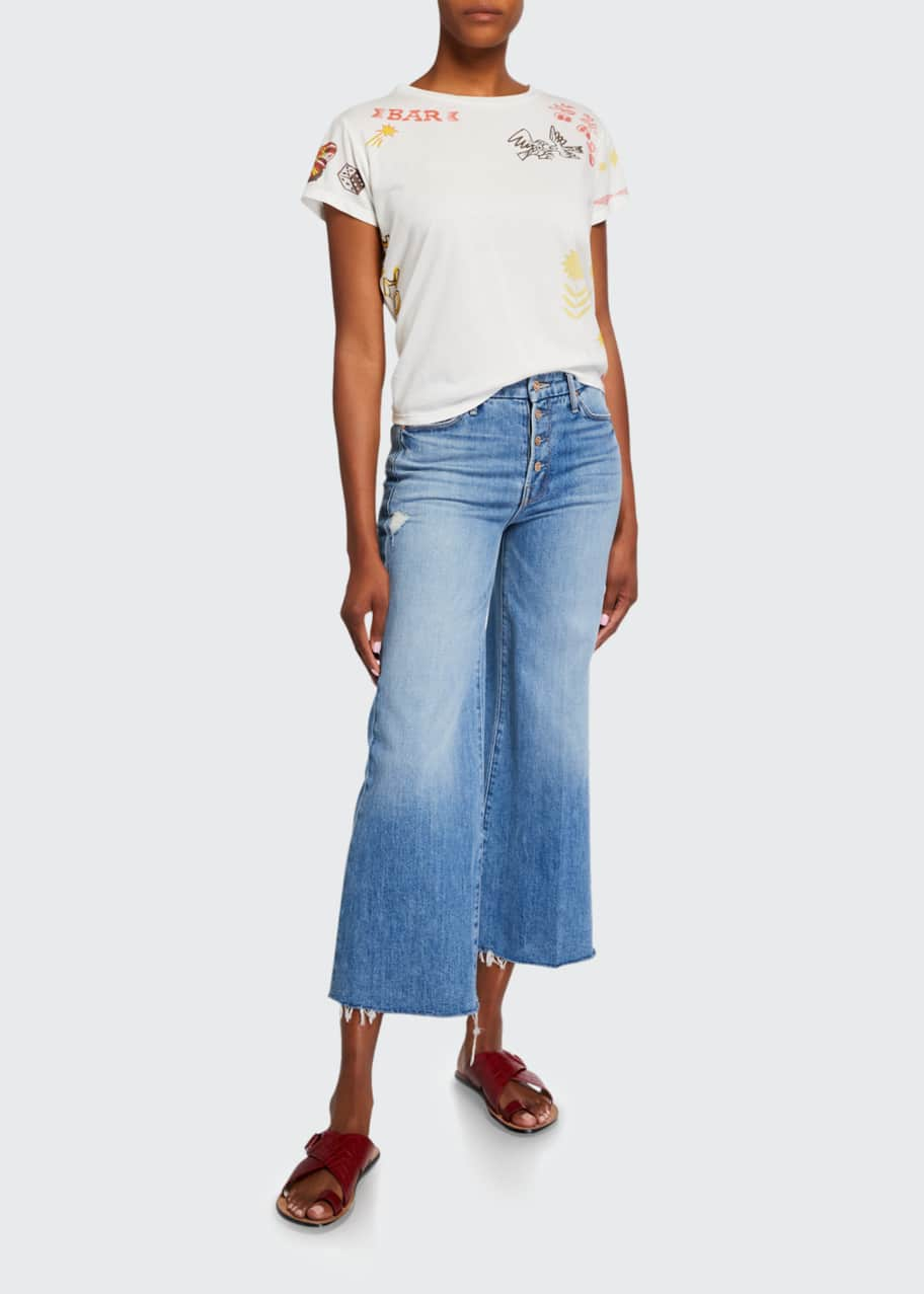 Mother Women's The Pixie Ankle Fray Jean –