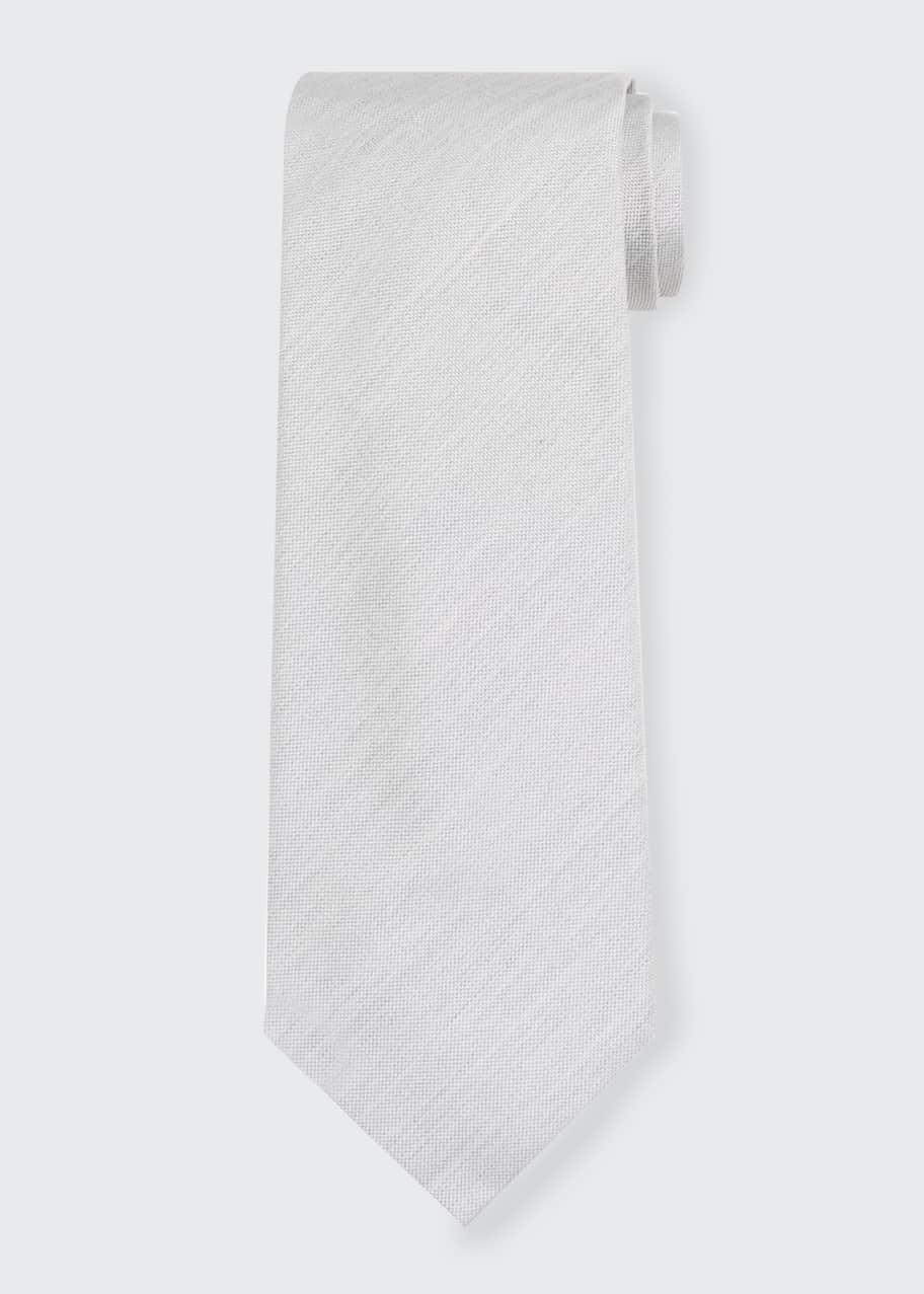 Image 1 of 1: Solid Silk Tie