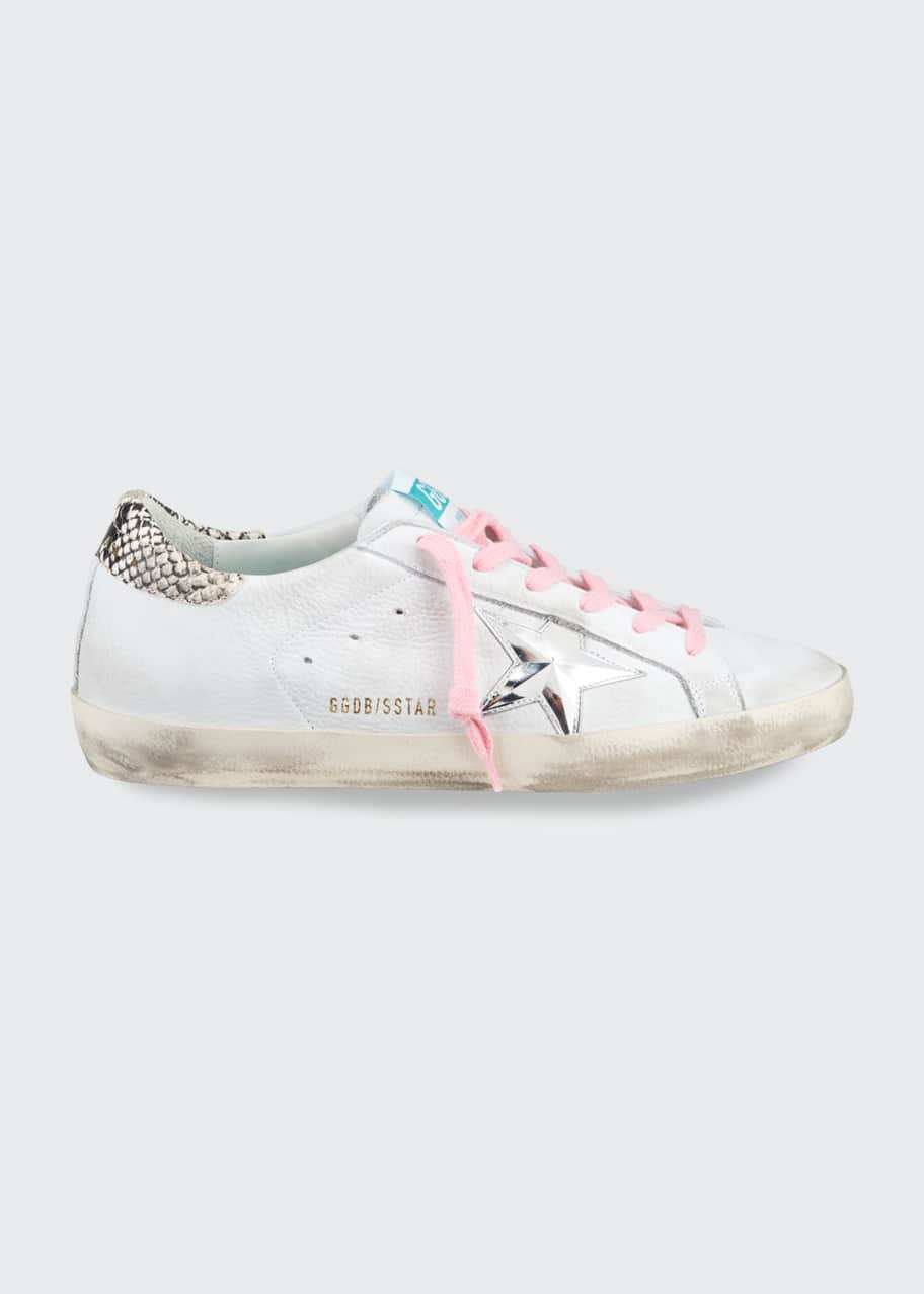 Golden goose superstar python & leopard print sneakers top