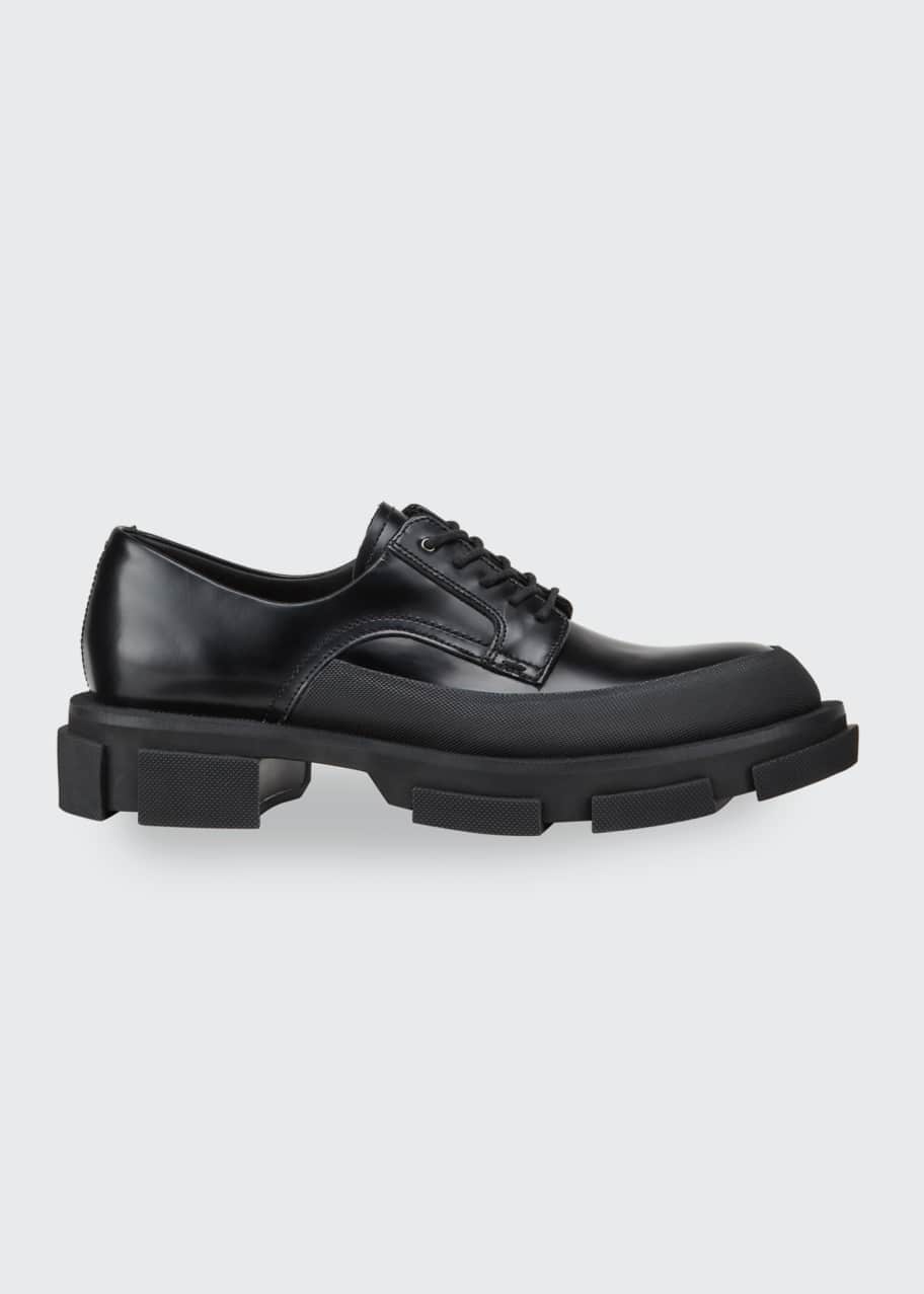 Image 1 of 1: Men's Gao Lug-Sole Leather Derby Shoes