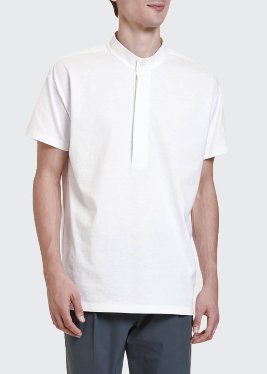 Image 1 of 1: Men's Cabana Button-Placket T-Shirt