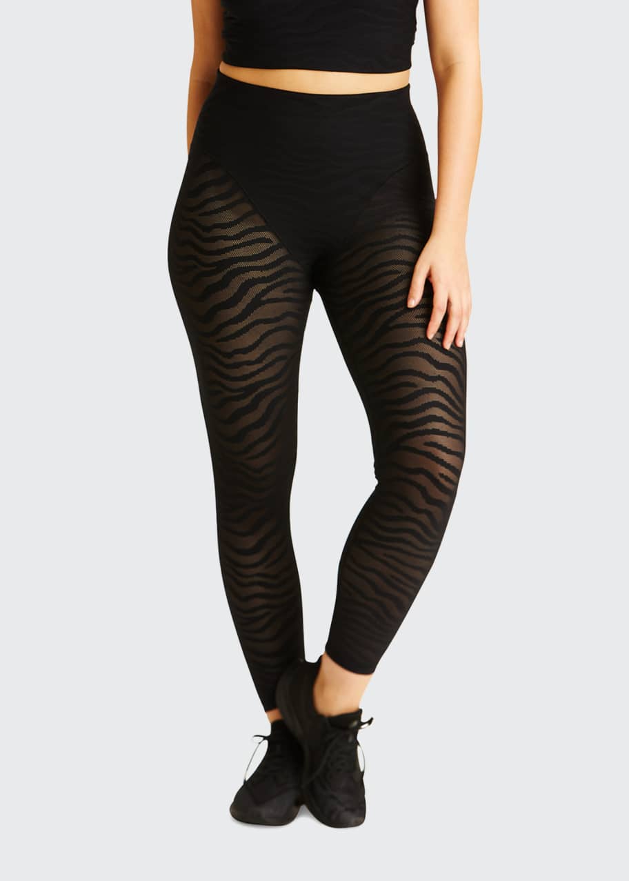 Adam Selman Sport Lace Up Active Leggings - Bergdorf Goodman