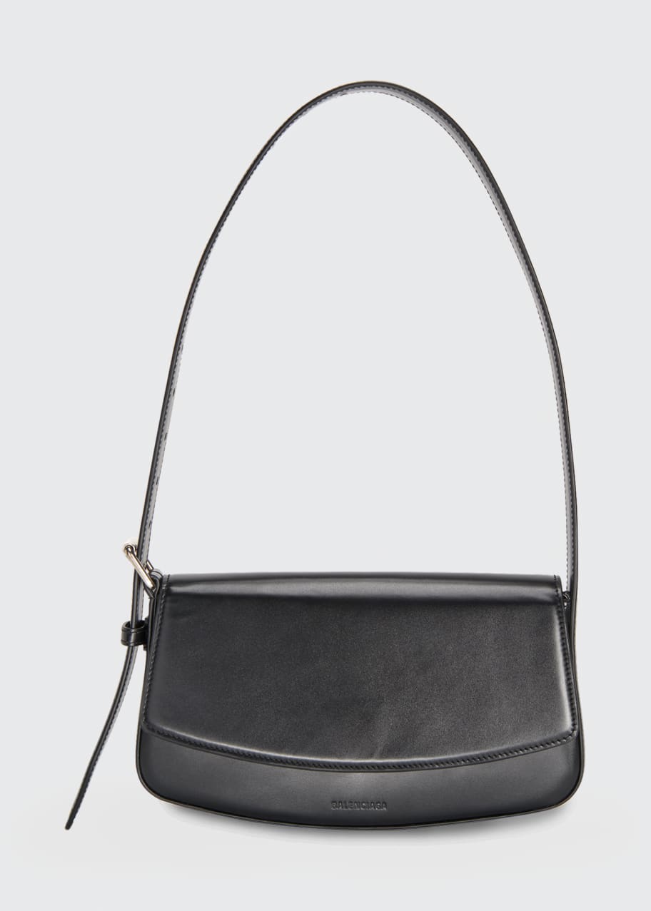 Balenciaga Ghost Flap-Top Shoulder Bag - Bergdorf Goodman
