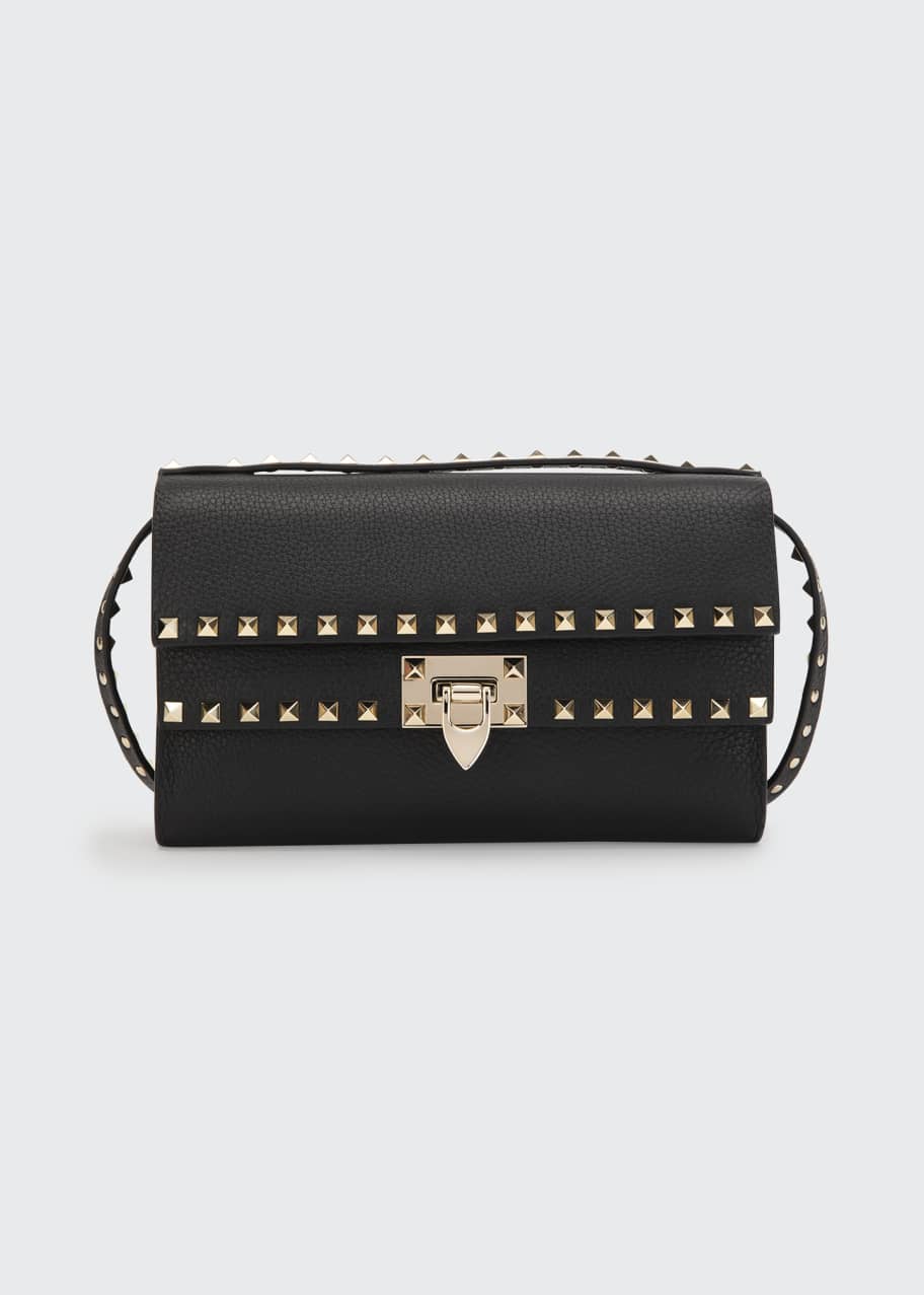 Valentino Garavani Rockstud Calf Leather Shoulder Bag Bergdorf Goodman