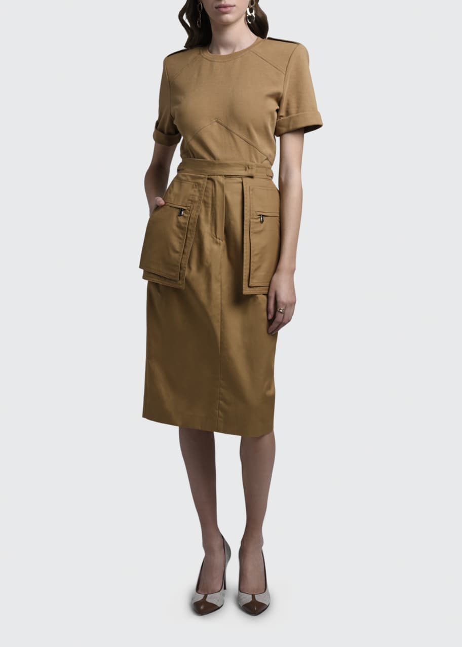 Max Mara Bosso Utility Pocket Skirt Bergdorf Goodman