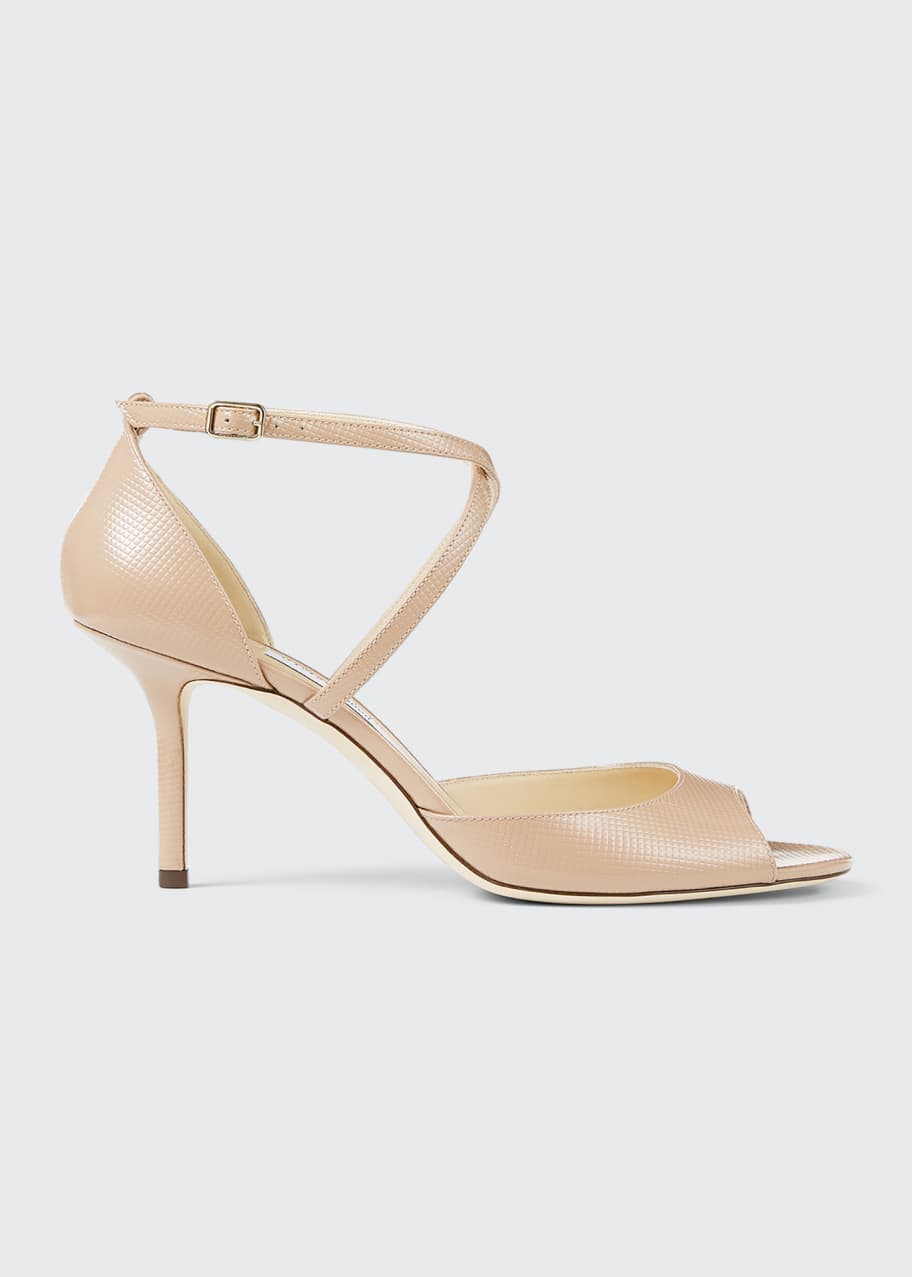 Jimmy Choo Emsy 85mm Leather Sandals - Bergdorf Goodman