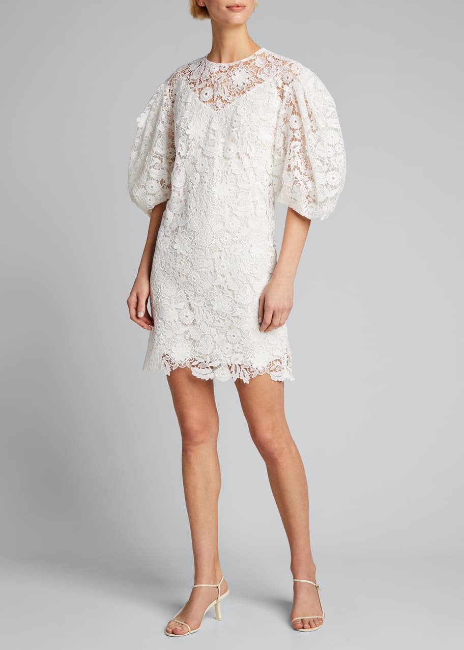 Floral lace deals shift dress
