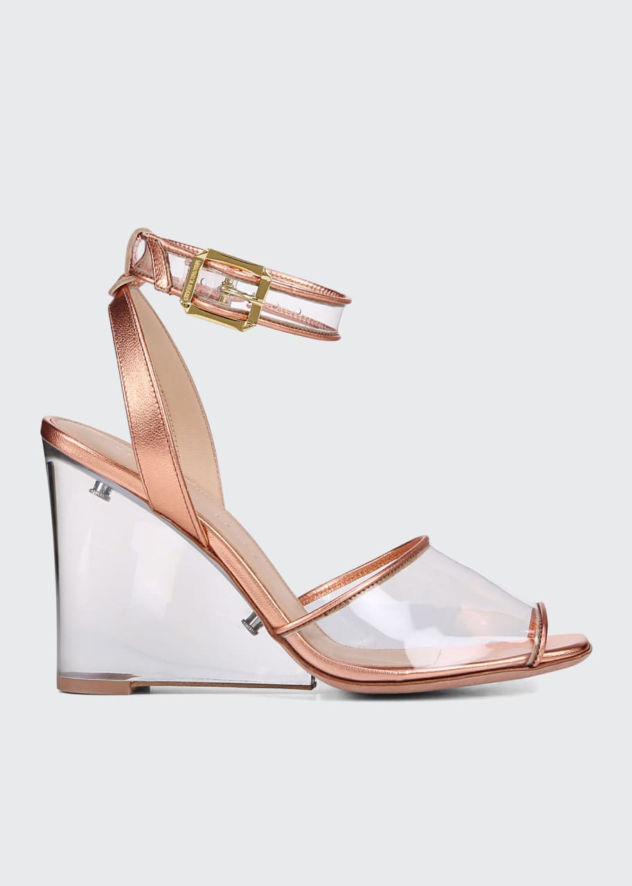Veronica beard cyndi wedge sandal top