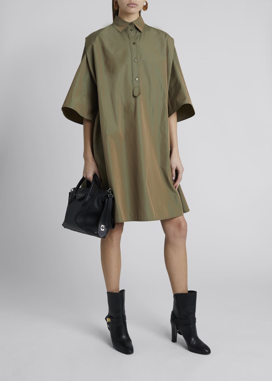 Givenchy Cape-Back Cotton Shift Dress - Bergdorf Goodman