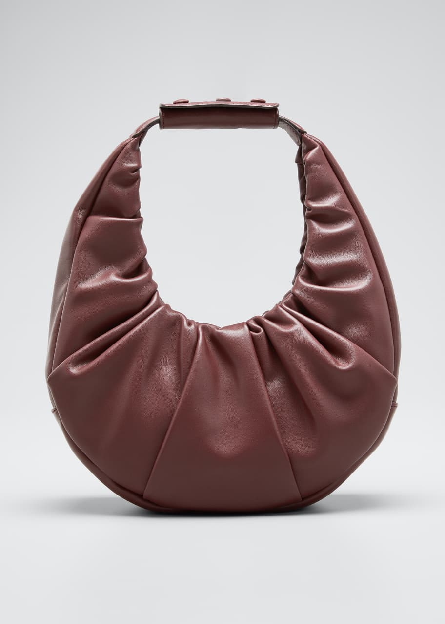 STAUD Soft Pleated Moon Bag Bergdorf Goodman