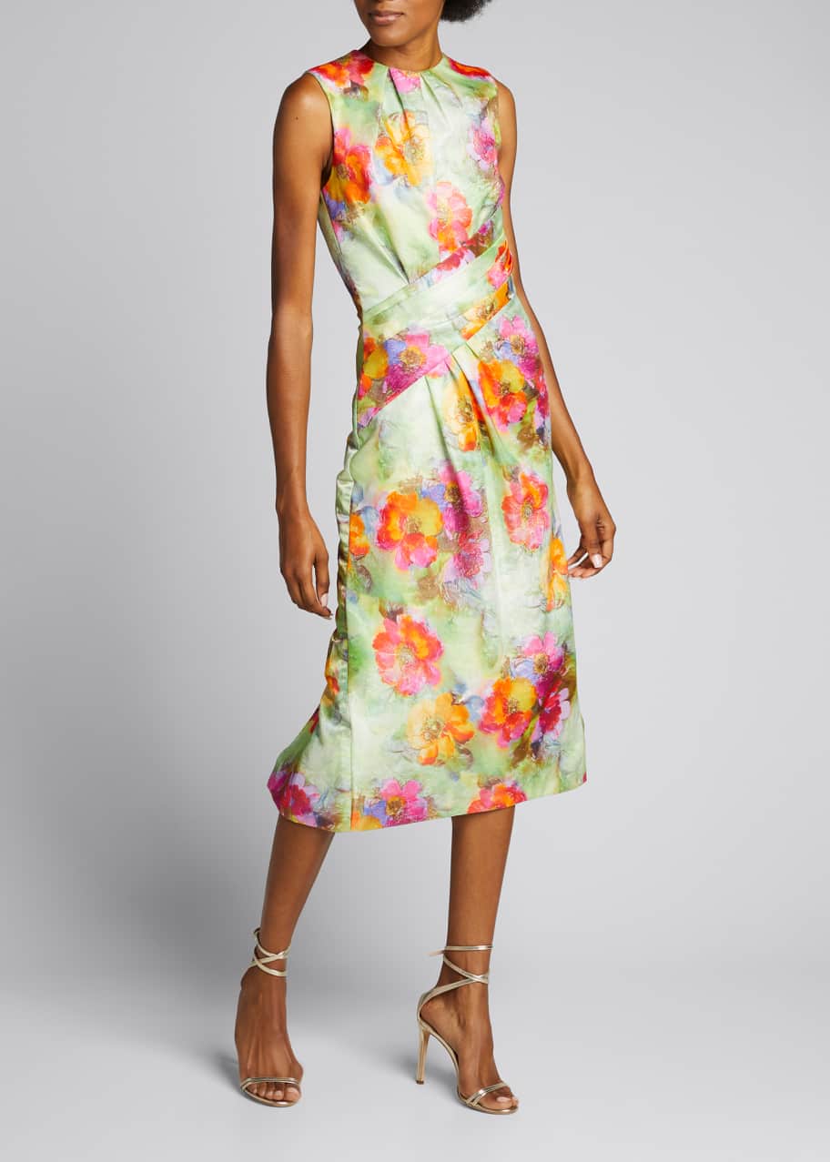 Prabal gurung floral dress deals