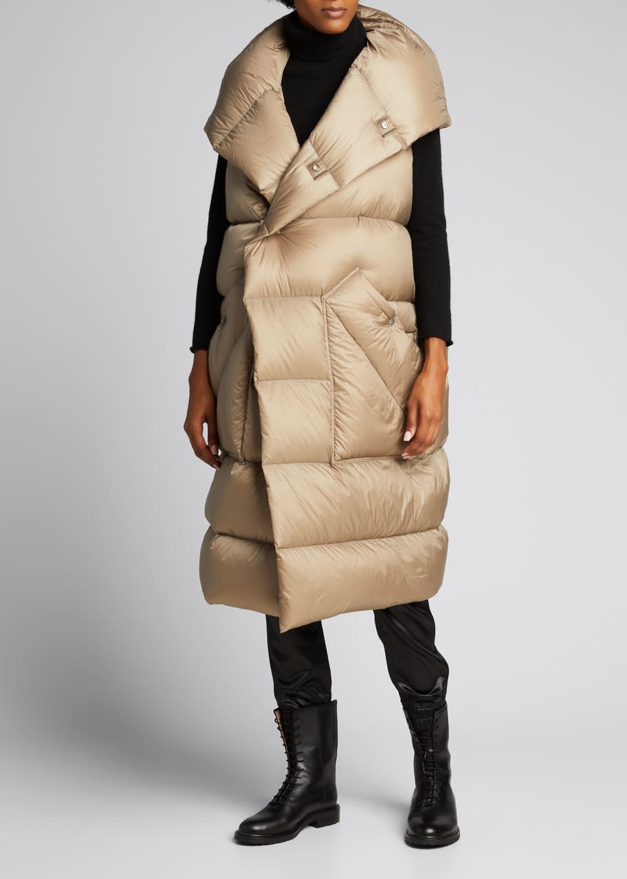 Rick owens puffer vest deals
