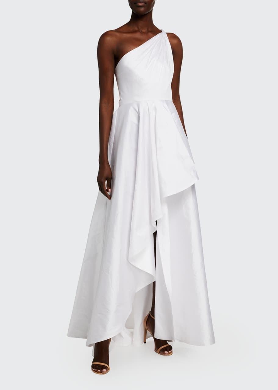 Jay godfrey one shoulder gown deals