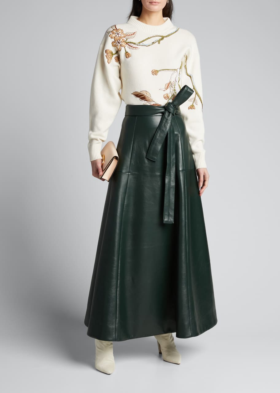 Oscar de store la renta skirt