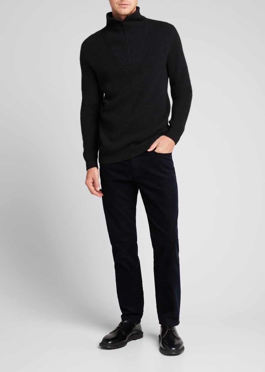 Vince Men's QuarterZip Cashmere Sweater Bergdorf Goodman