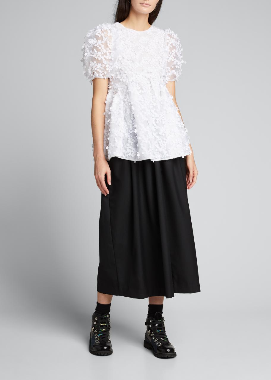 CECILIE BAHNSEN Kastanje パフスリーブ ブラウス Cecilie Bahnsen 