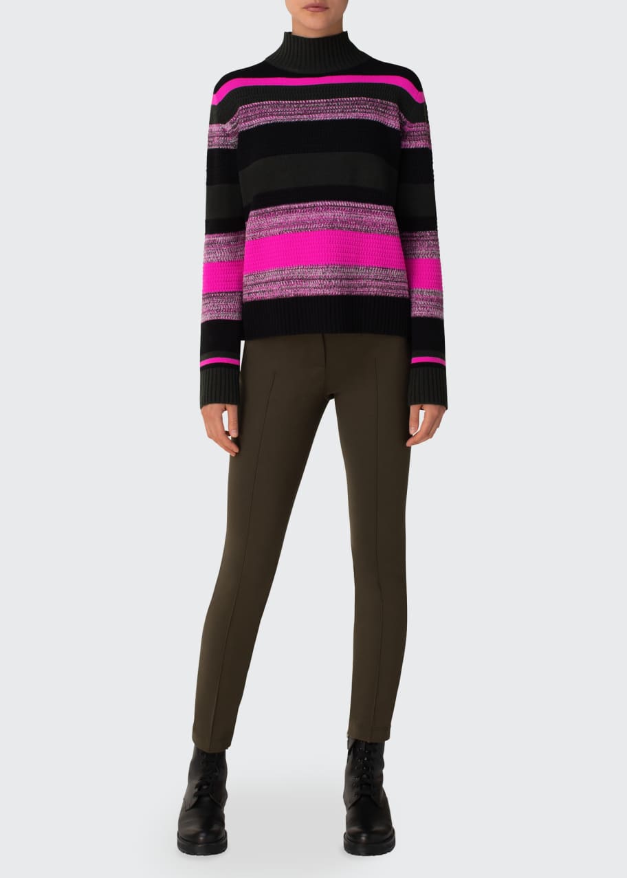 Akris punto shop striped sweater