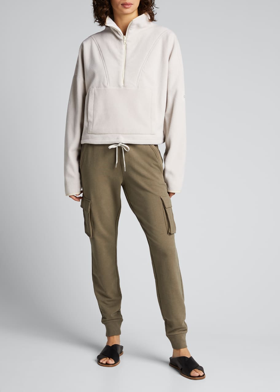 Buy Alo Unwind Cargo Sweatpants - Almond At 58% Off