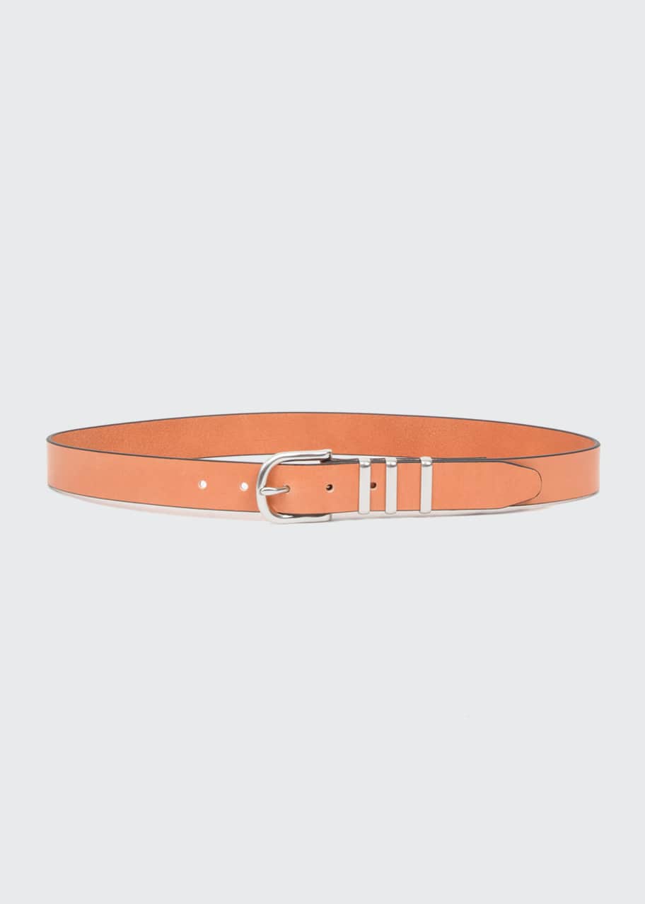 Rag Bone Jumbo Jet Leather Belt Bergdorf Goodman