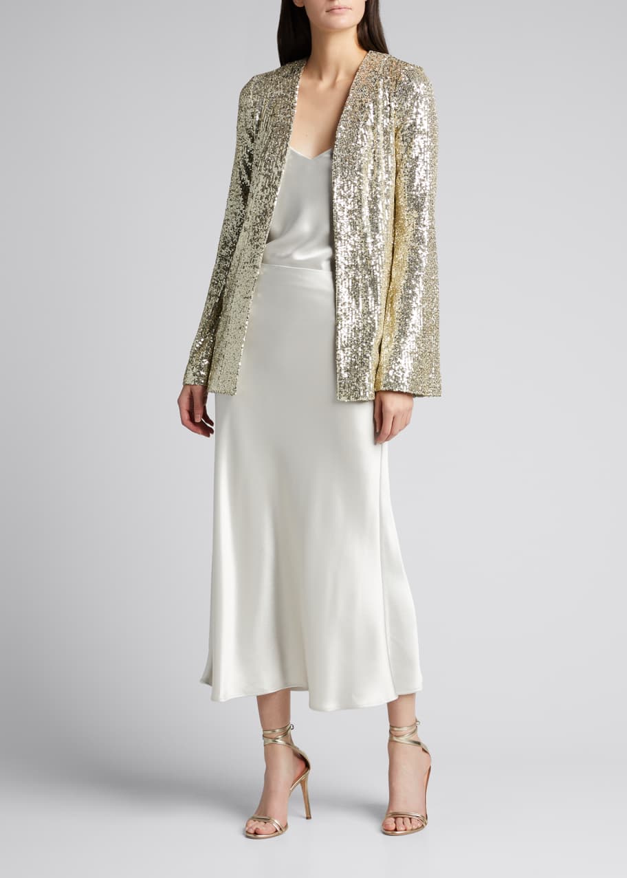 Galvan Sequin Embellished Evening Jacket Bergdorf Goodman