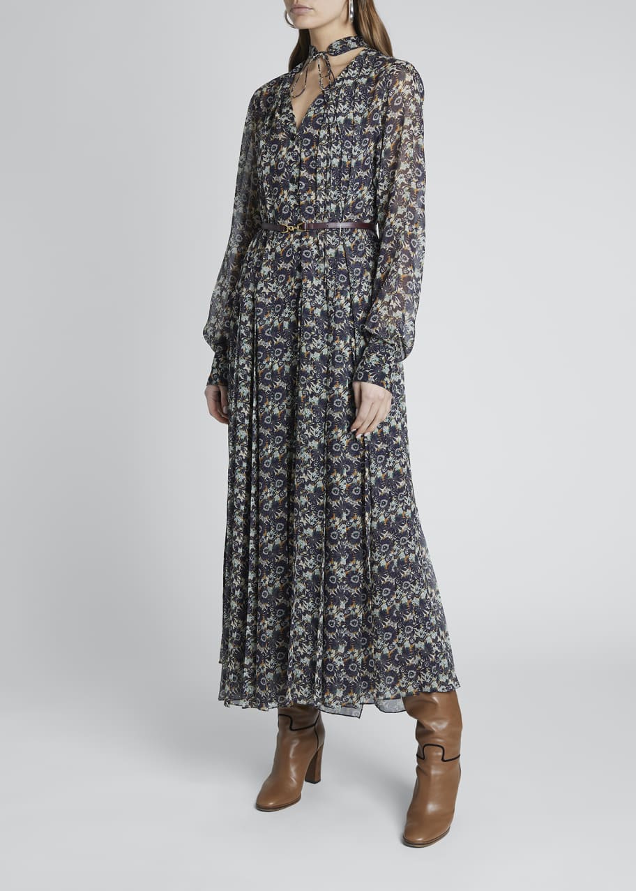 Victoria beckham floral dress clearance