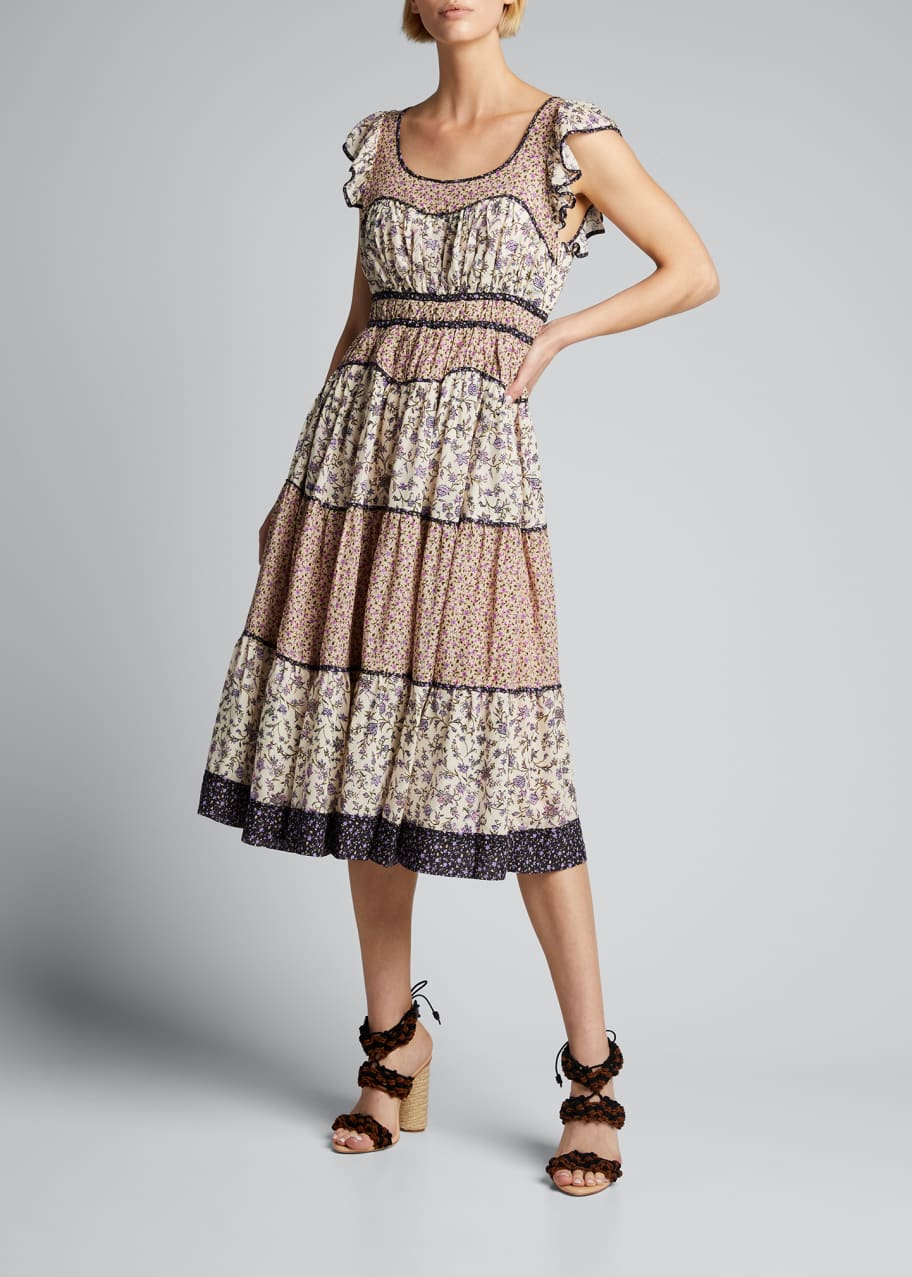 Ulla Johnson Odelia Midi Dress - Bergdorf Goodman