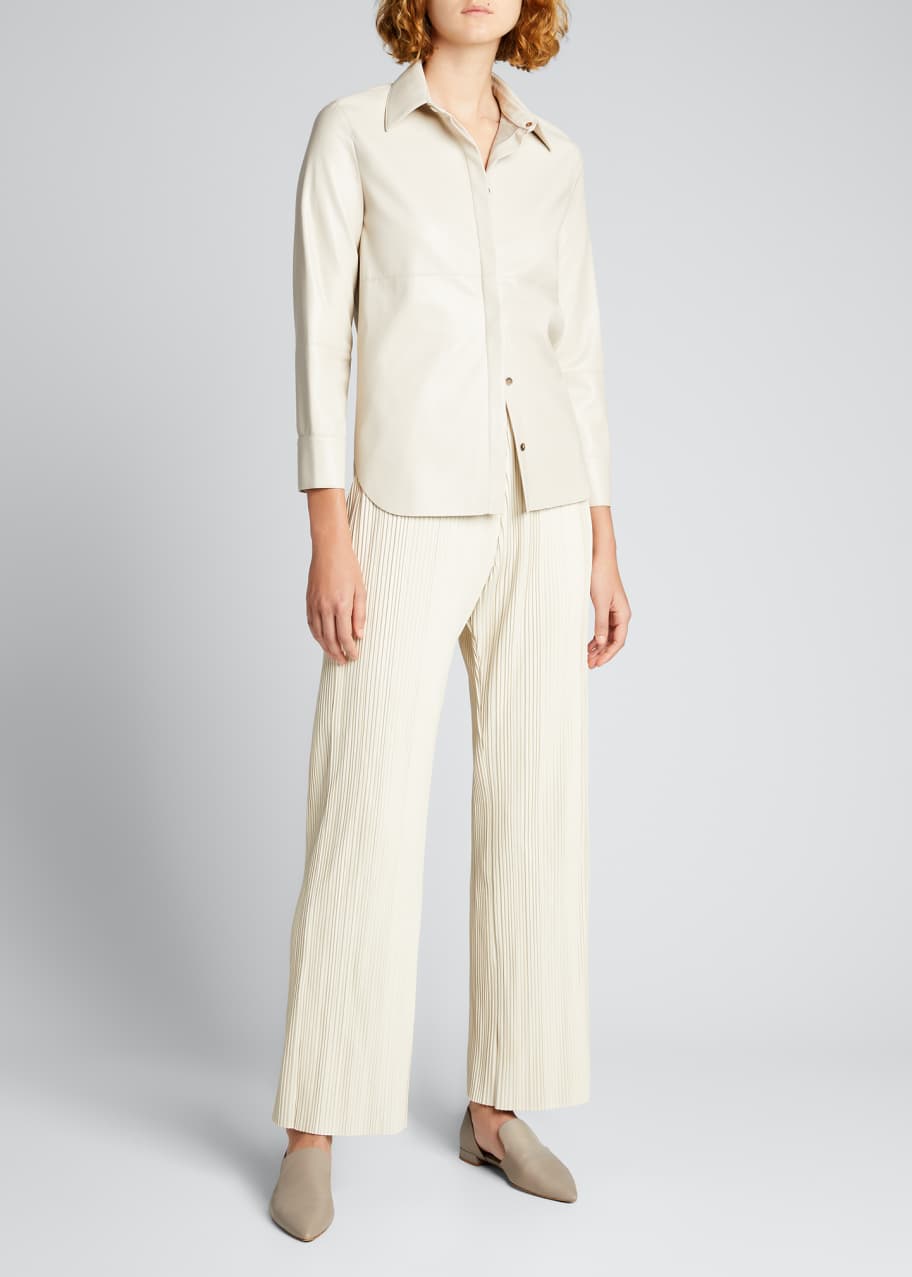Nanushka vegan leather pants best sale