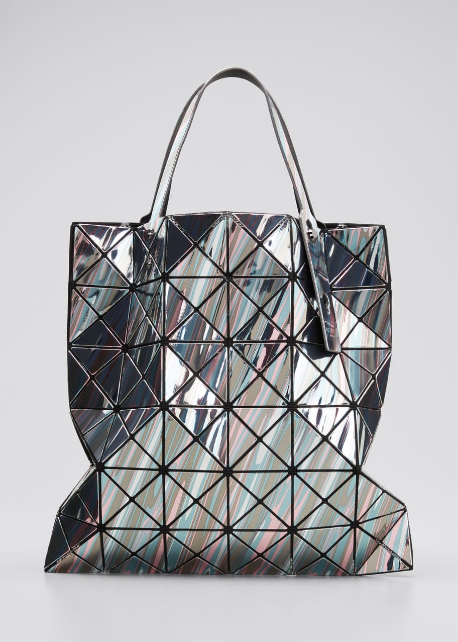 BAO BAO ISSEY MIYAKE Drape Metallic Print Tile Tote Bag - Bergdorf  