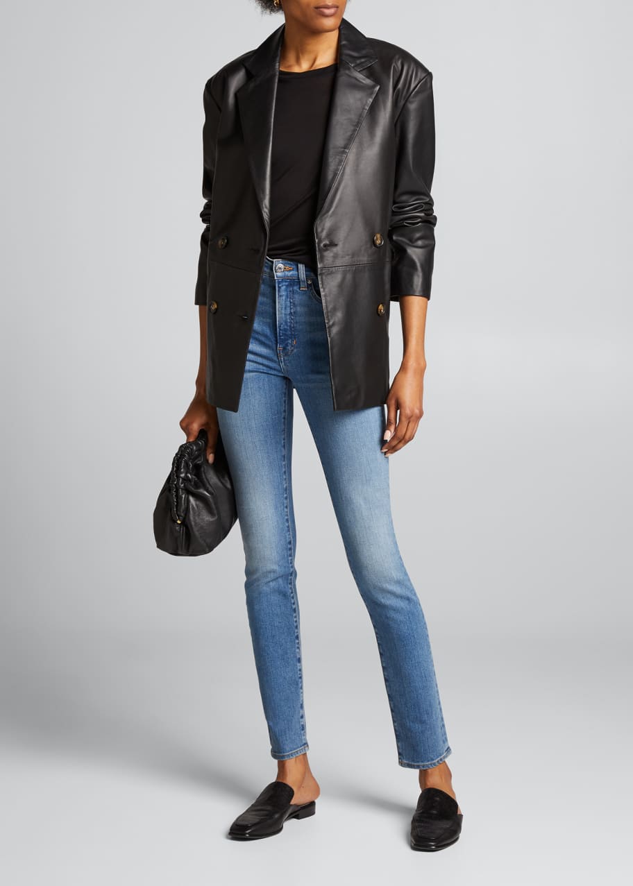 Veronica beard kate leather pants cheap
