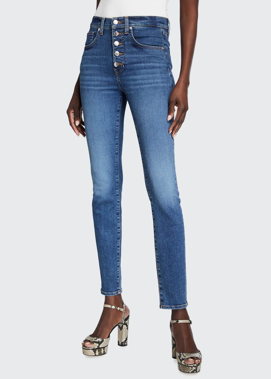 Image 1 of 1: Debbie High-Rise Skinny Jeans
