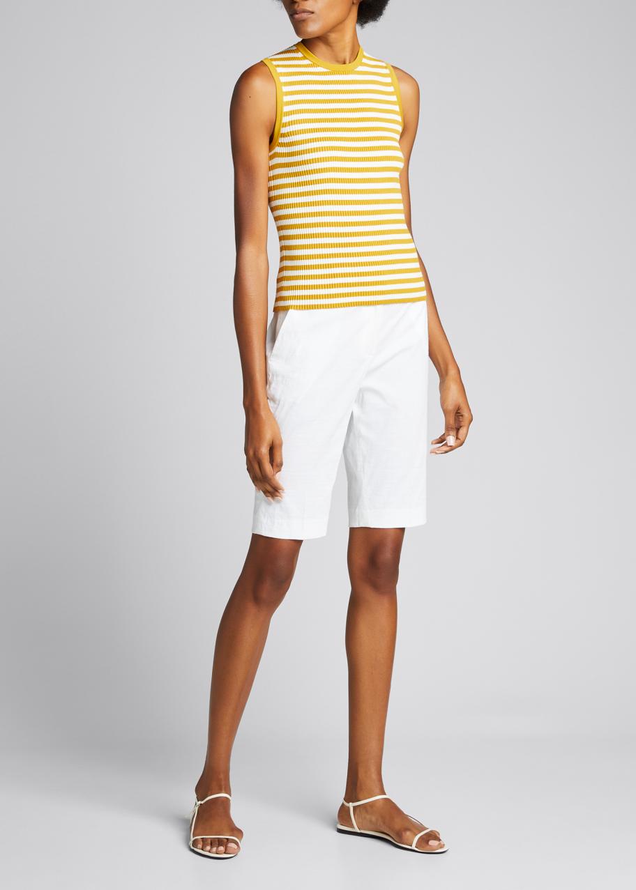 Theory Striped Rib Shell - Bergdorf Goodman