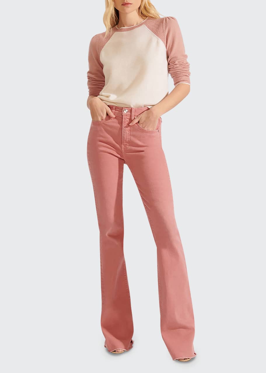 Veronica Beard Albertina Cashmere Baseball Sweater Bergdorf Goodman