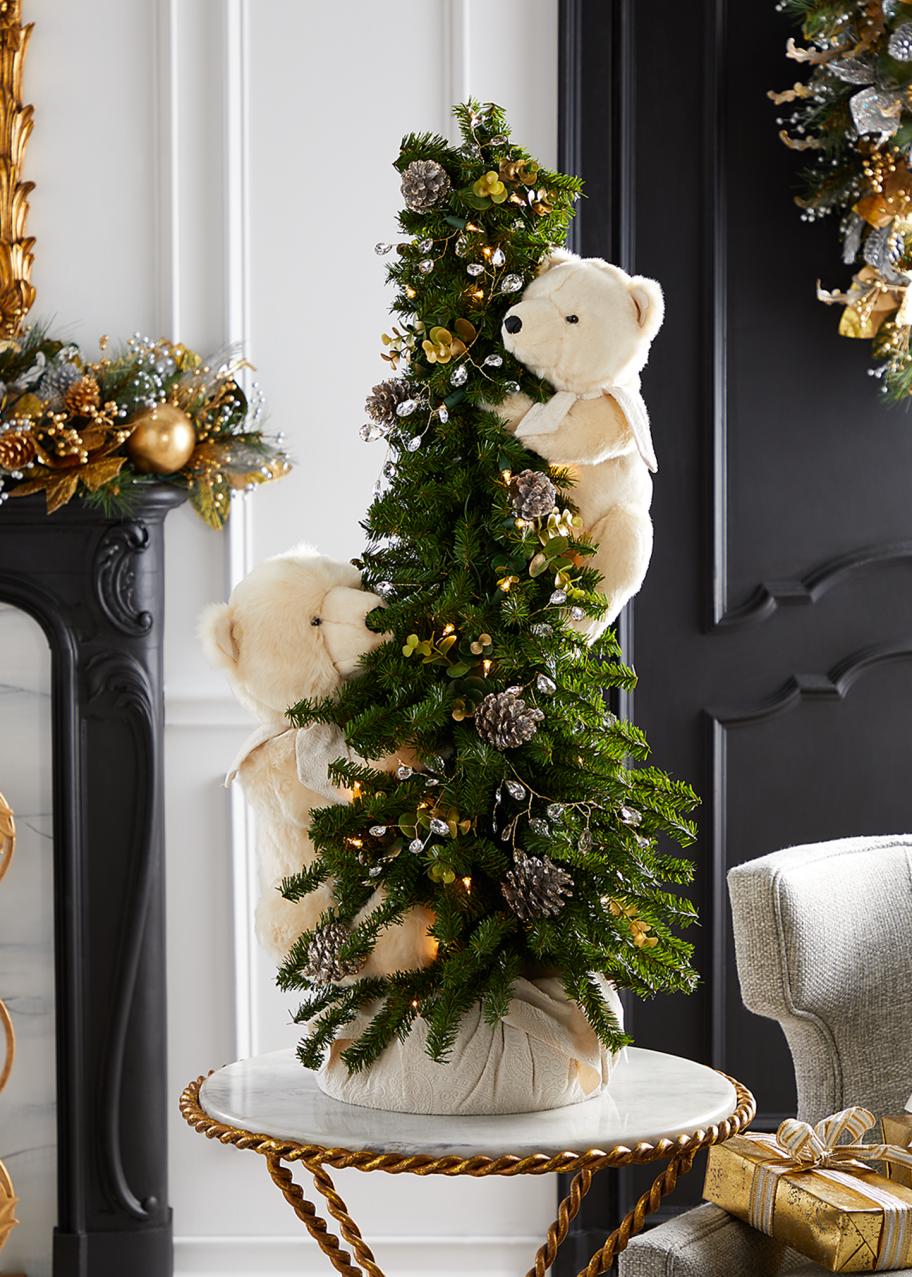 Ditz Designs By The Hen House Opulent Play Lighted Christmas Tree with ...