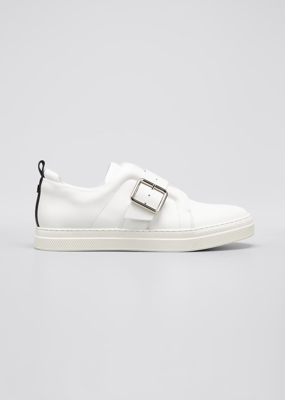 【PIERRE HARDY】SLIDER SNEAKERS SLIDER sneakers for women in white leather — PIERRE HARDY