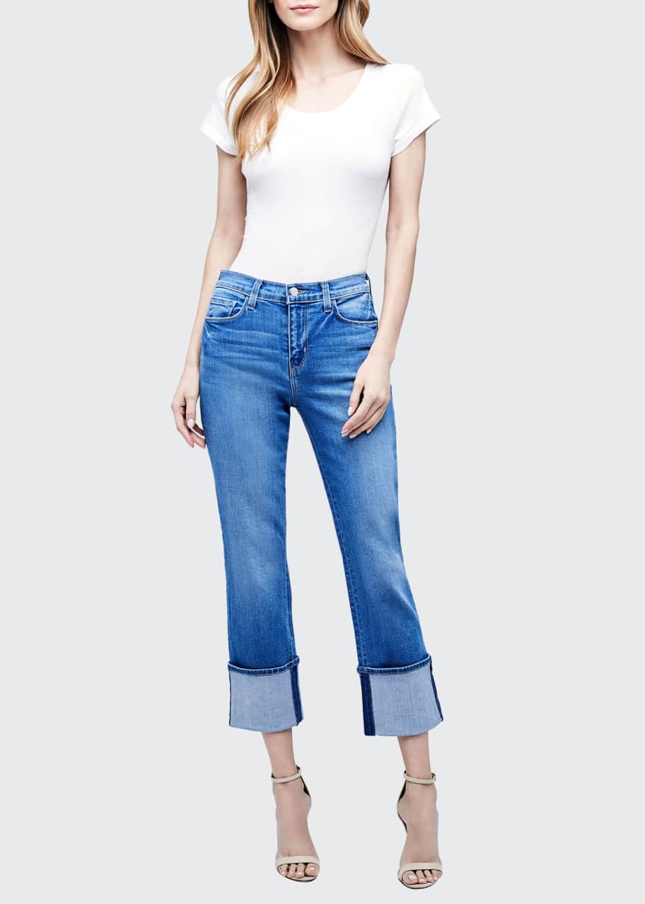 Image 1 of 1: Camila Slim Cuffed Jeans