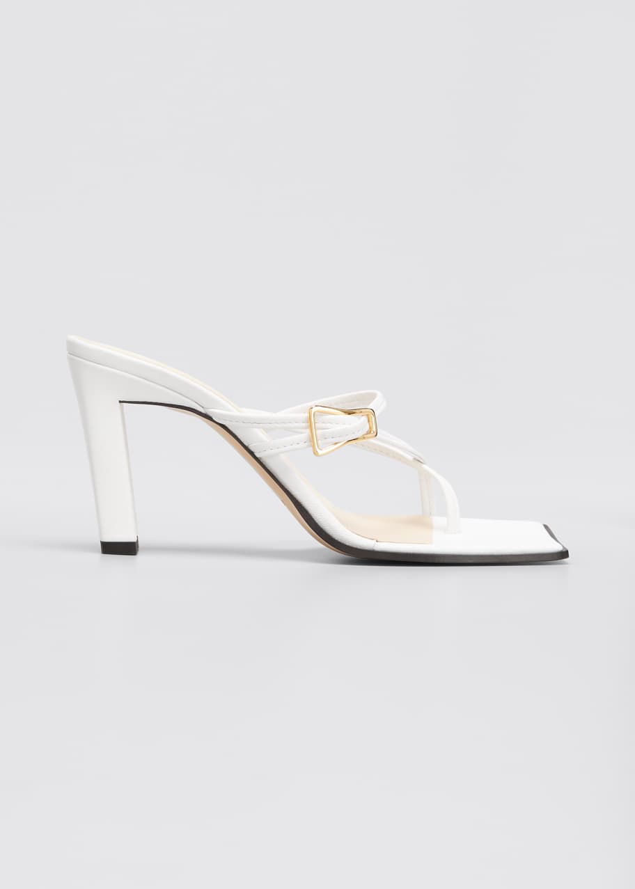 Wandler Yara 85mm Strappy Slide Sandals Bergdorf Goodman