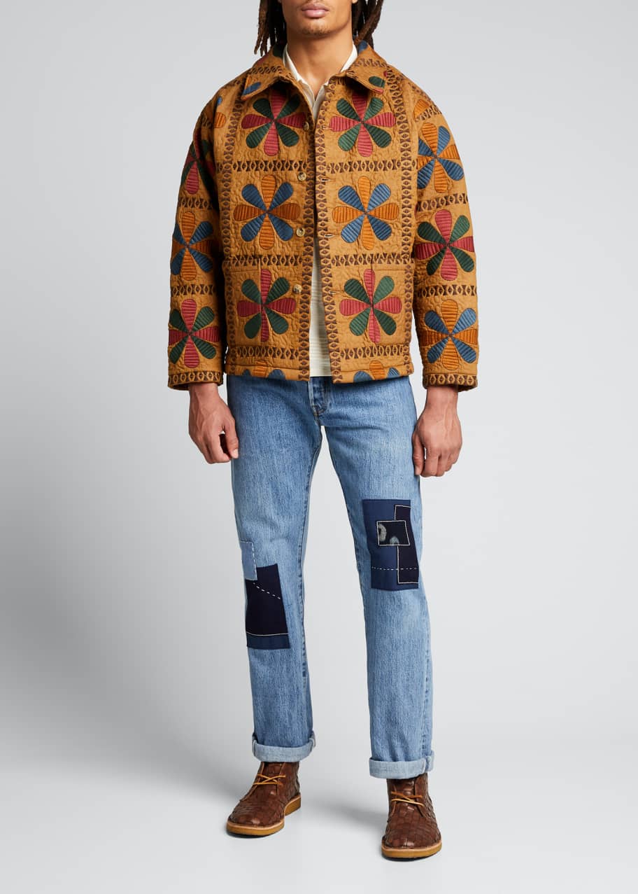 Bode Men's Bengali Tableau Workwear Jacket - Bergdorf Goodman