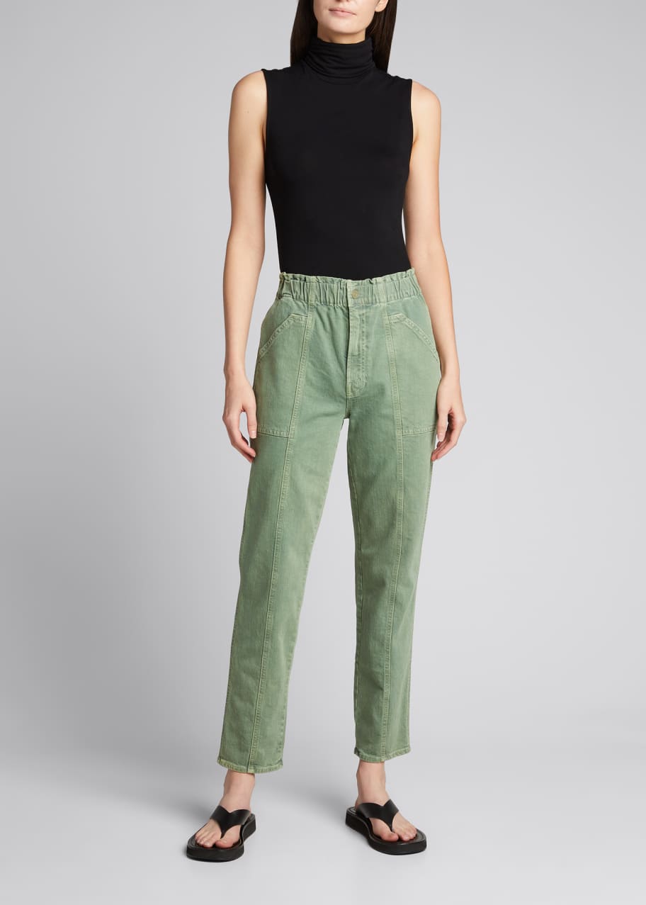 Image 1 of 1: The Springy Ankle Cargo Jeans