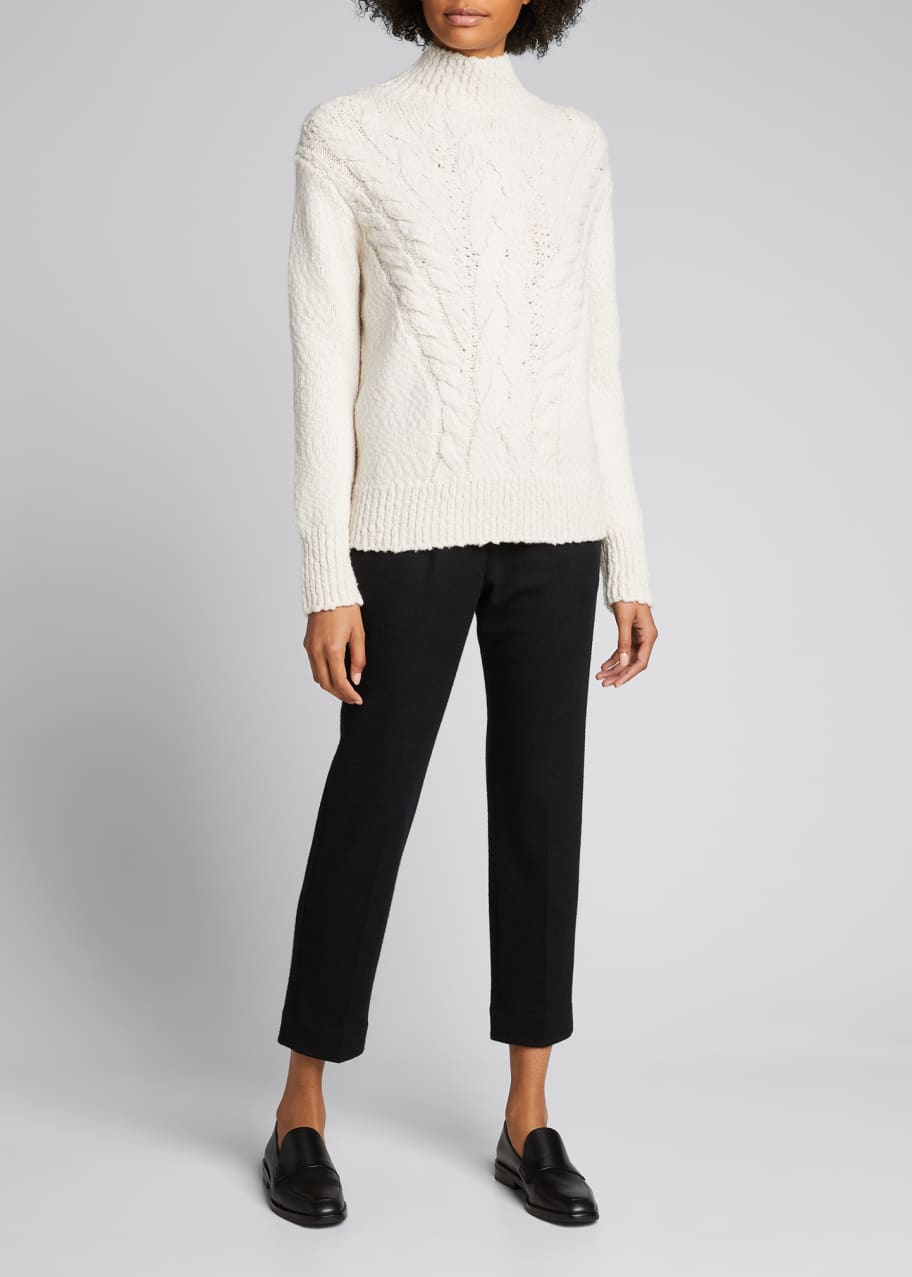 Image 1 of 1: Cozy Wool-Blend Pull-On Pants