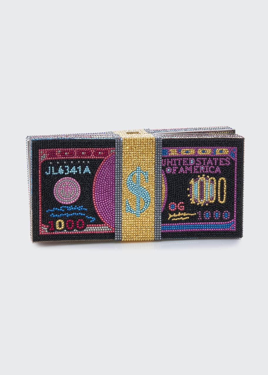 Judith leiber money clutch deals
