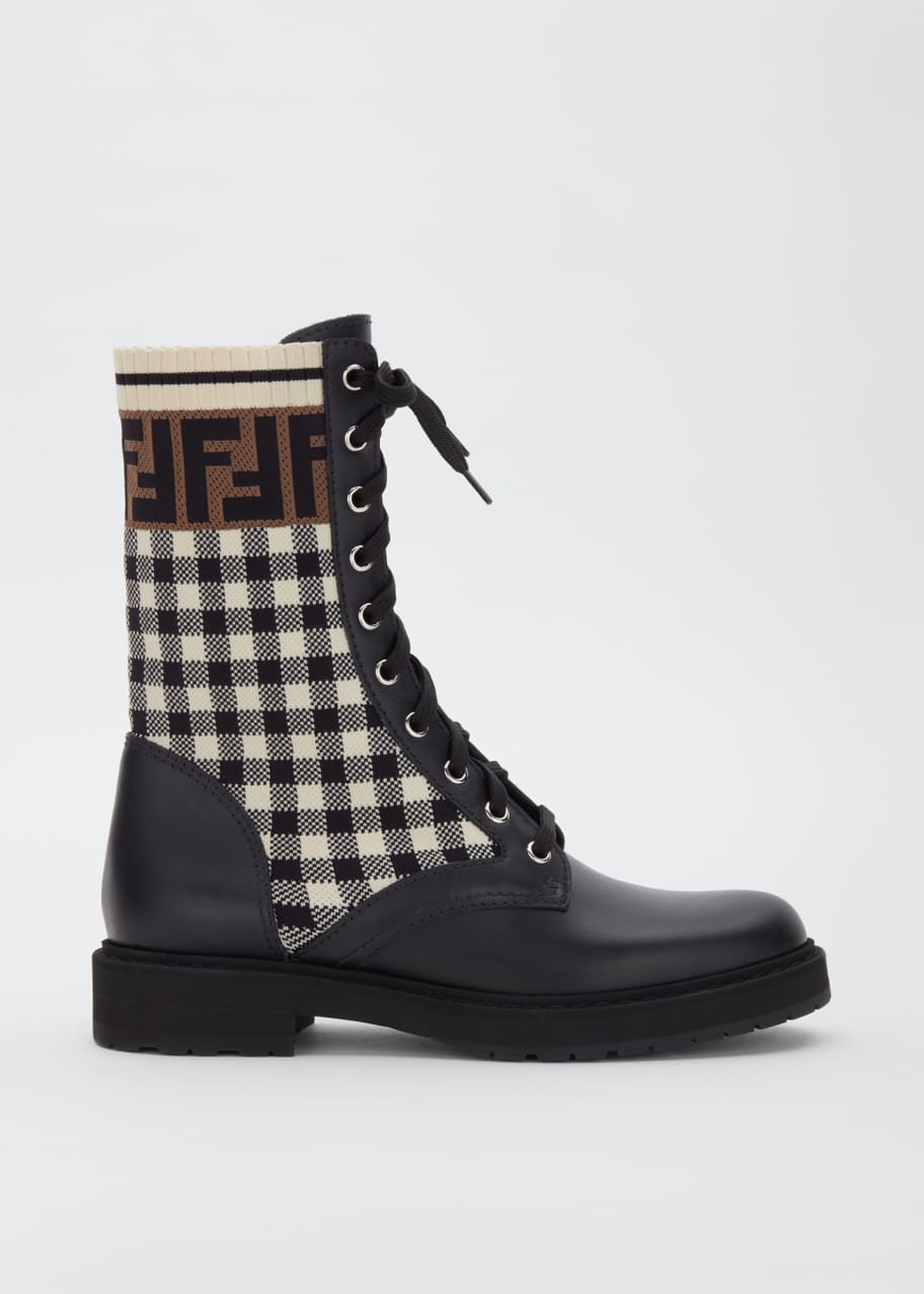 Fendi sock combat boots discount