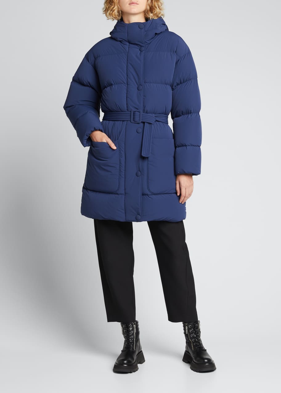 Ienki Ienki 'Killer Jacket’ down jacket IENKI IENKI Killer J quilted ripstop hooded down coat | THE