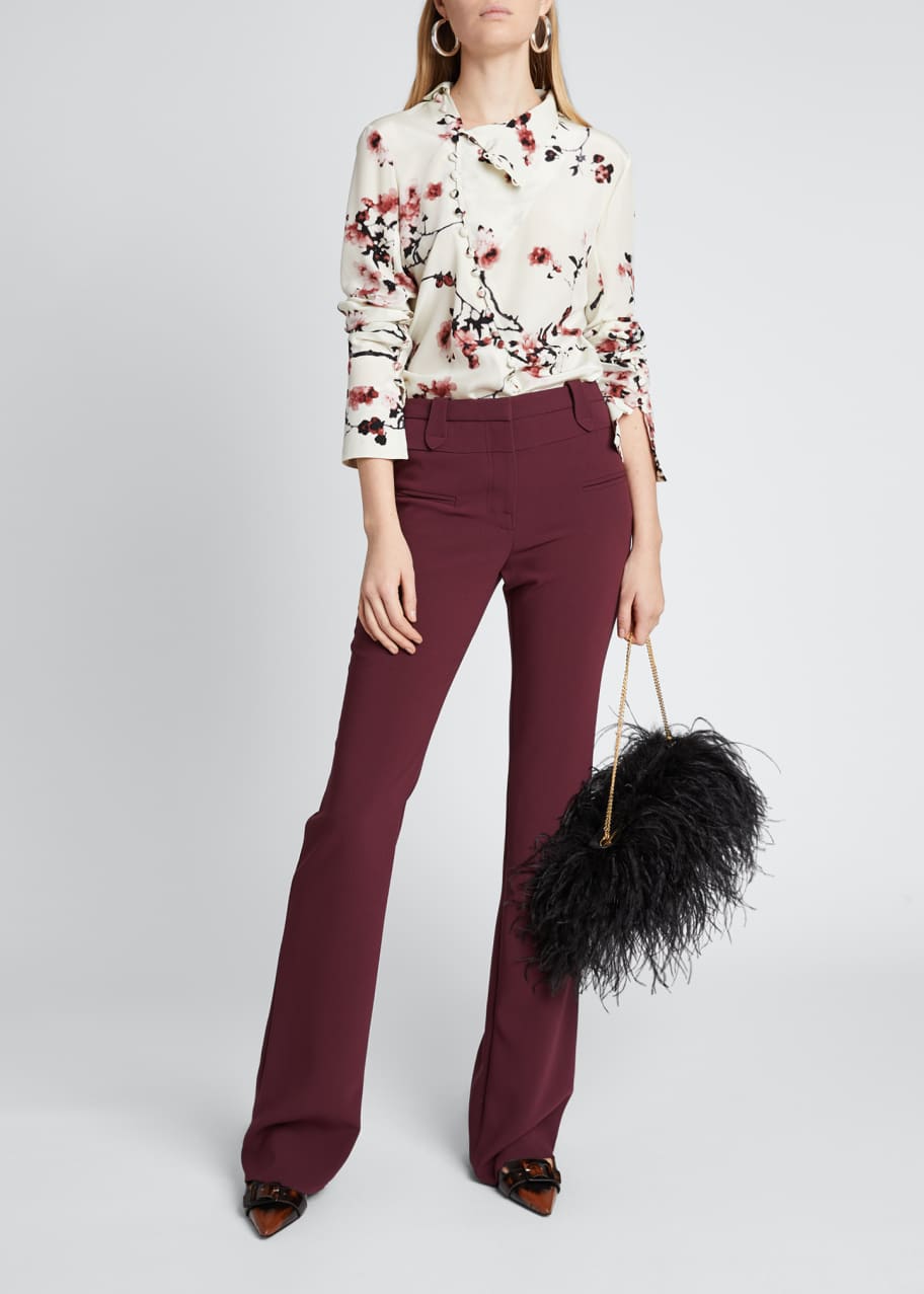 Image 1 of 1: Crepe Flare Pants