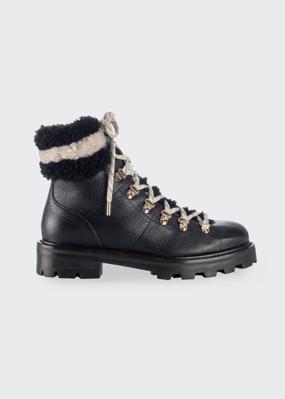 Jimmy Choo Men’s Shearling Combat boots Jimmy Choo Men main image 4