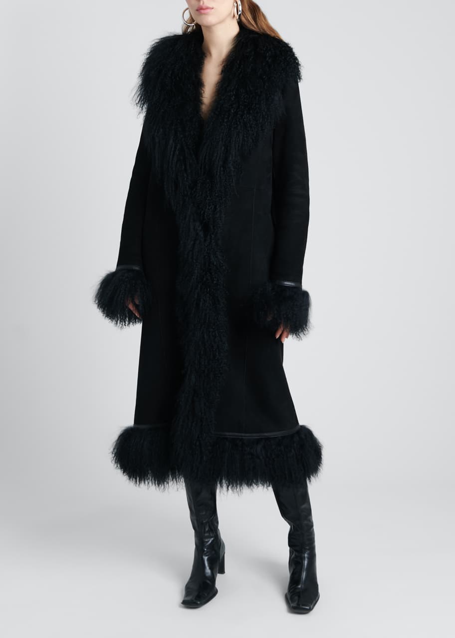 Saks Potts Bonnie Lamb Shearling Long Coat - Bergdorf Goodman