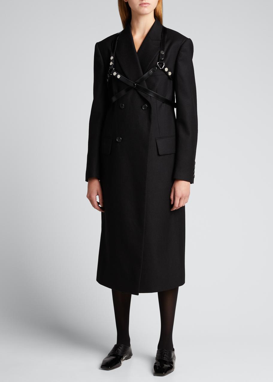 Junya Watanabe Glass Leather Harness Top - Bergdorf Goodman