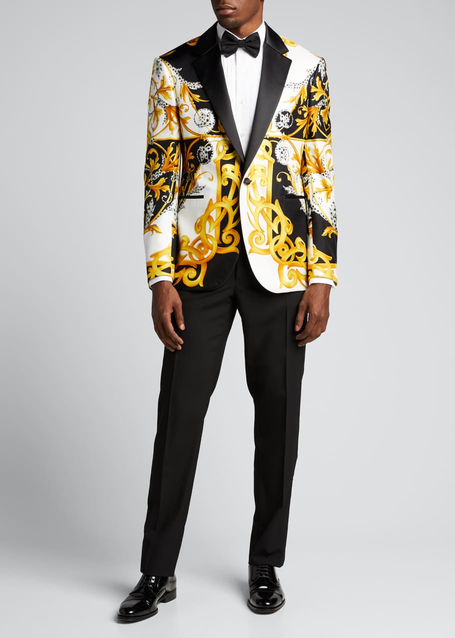 Versace new arrivals smoking jacket