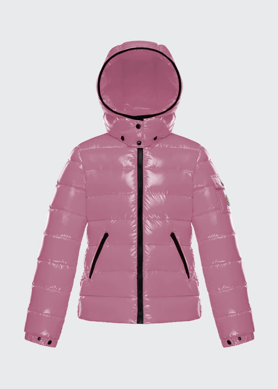 Moncler bady laque online quilted hooded puffer jacket