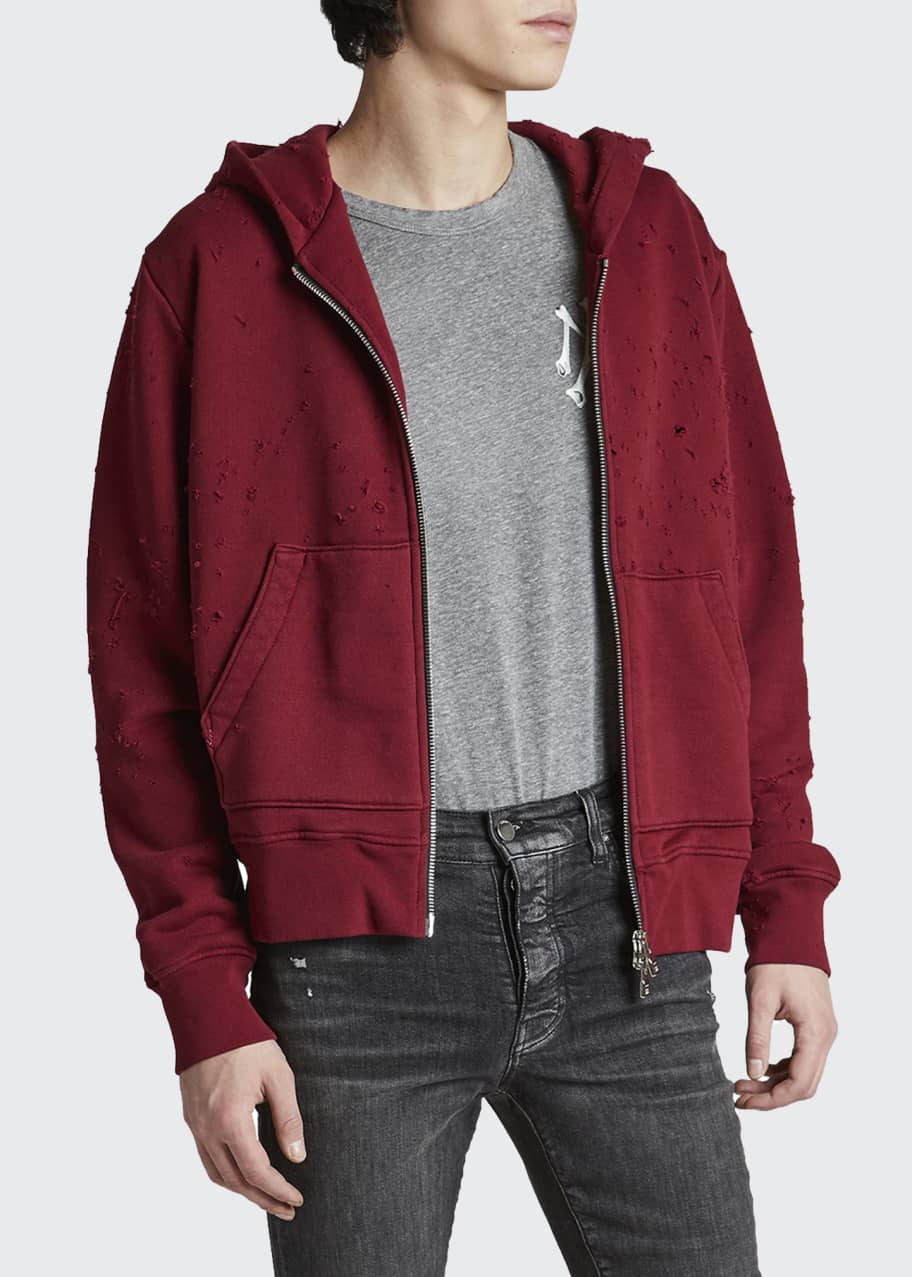 Amiri shotgun zip hoodie best sale