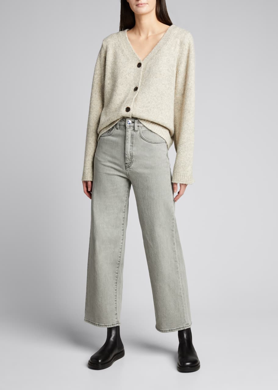 Toteme Treviso Wool-Blend Cardigan Bergdorf Goodman